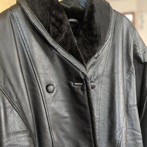 Leather (Genuine) Jacket Women's Size 18W